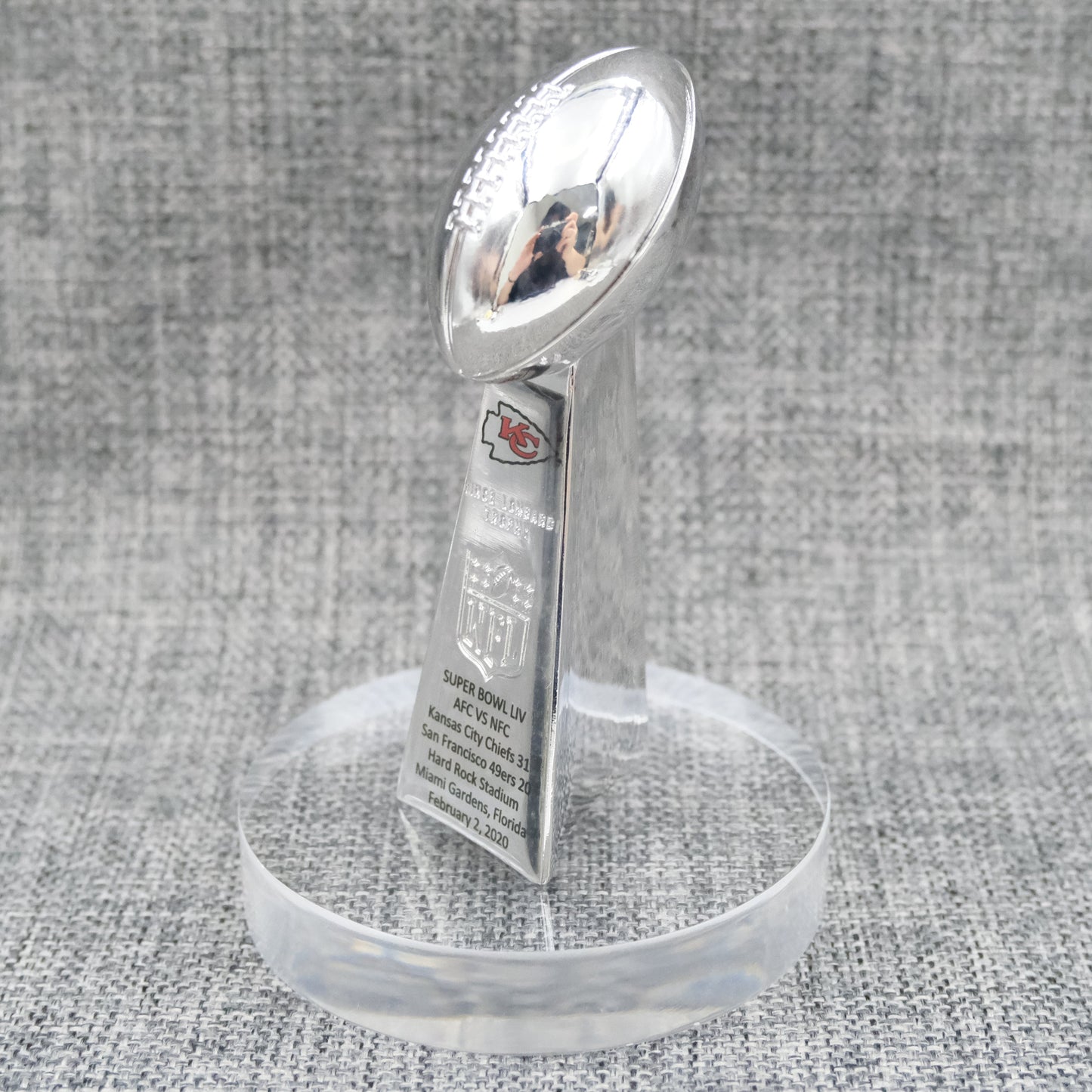 Kansas Chiefs Super Bowl Trophy Team Logo New