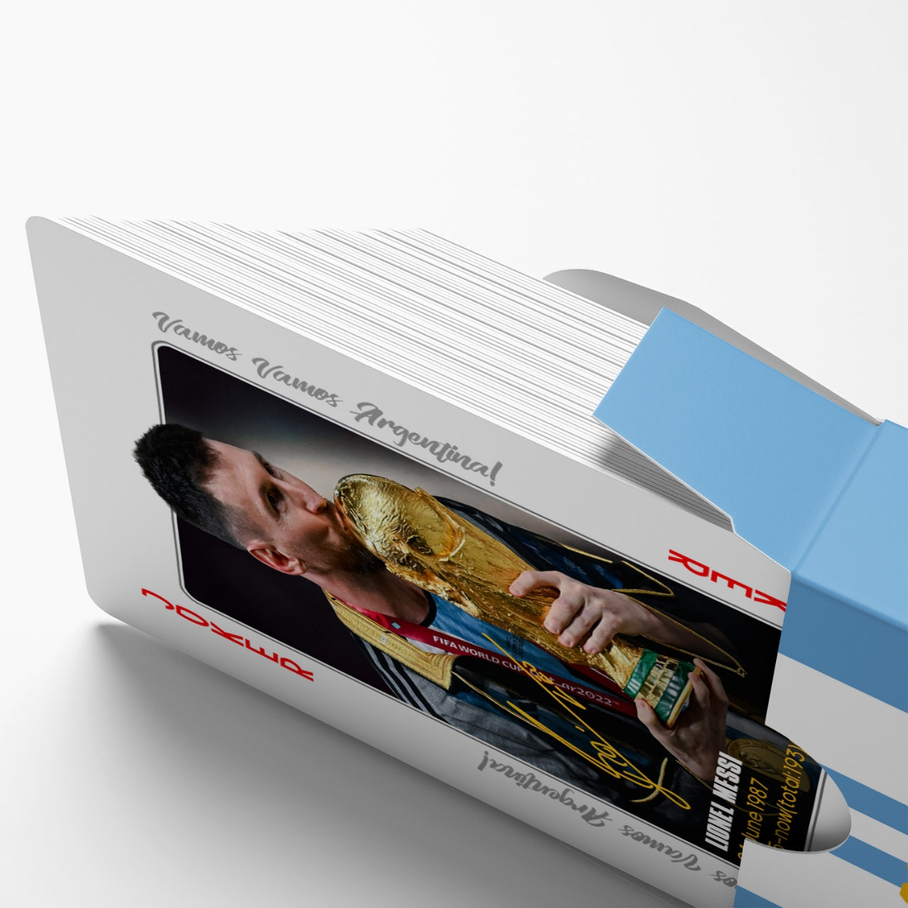 Collectible Cards of Argentina's Historical Legends Commemorative Premium Playing Cards