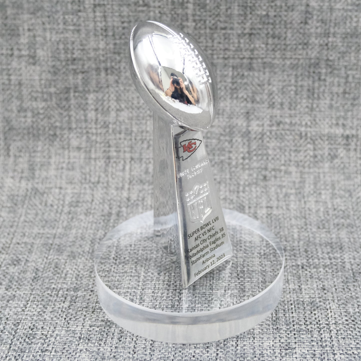 Kansas Chiefs Super Bowl Trophy Team Logo New