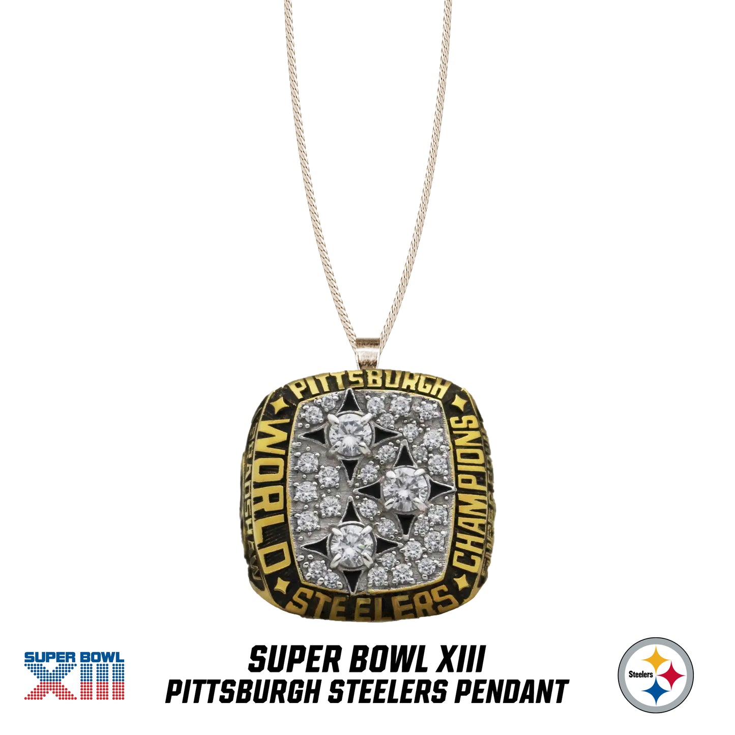 1978 season Pittsburgh Steelers Super Bowl XIII Pendant