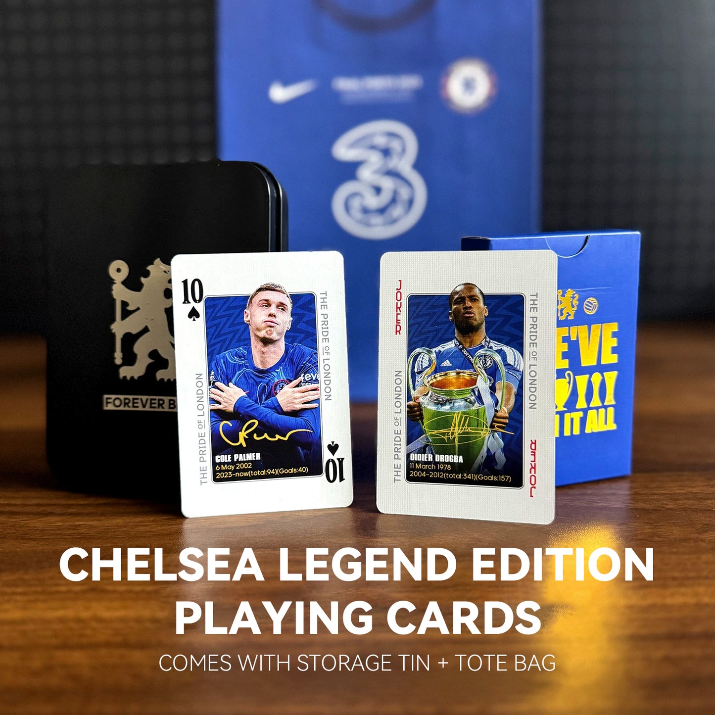 Chelsea Legend Commemorative Collection Poker Cards