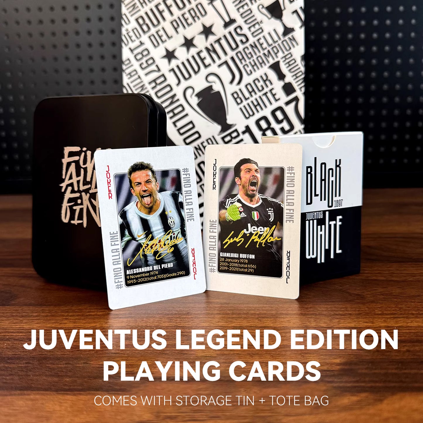 Juventus Legends Commemorative Collection Poker Cards