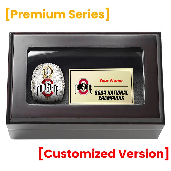 Premium Series【Official Version】2025 Ohio State Buckeyes National Championship Ring
