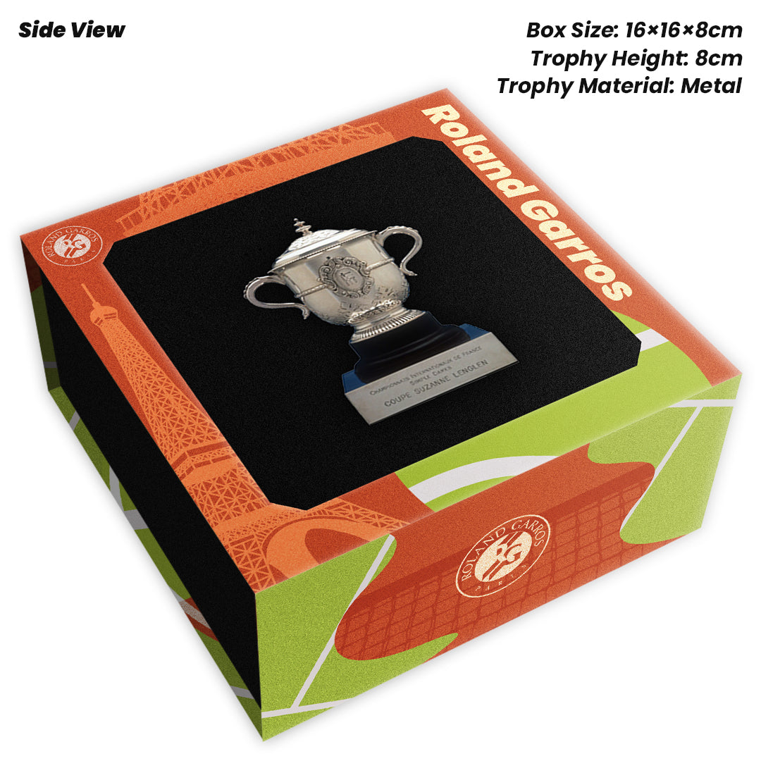 Tennis Trophy Box Women Grand Slam Set Metal Trophy 8cm