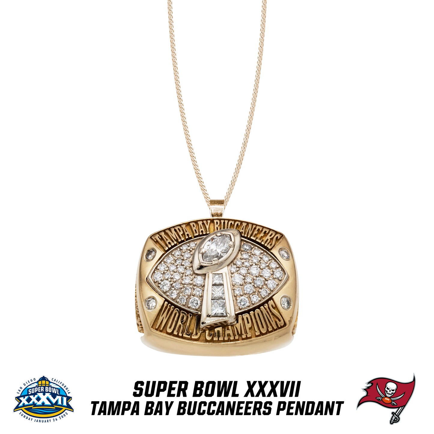 2002 season Tampa Bay Buccaneers Super Bowl XXXVII Pendant