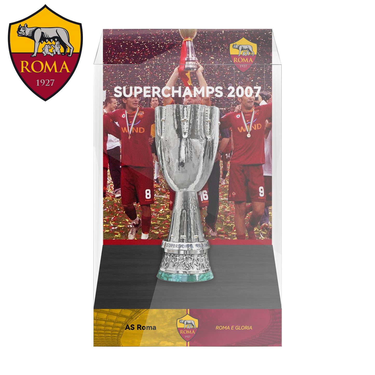 Supercoppa italiana Championship Trophy Display Case