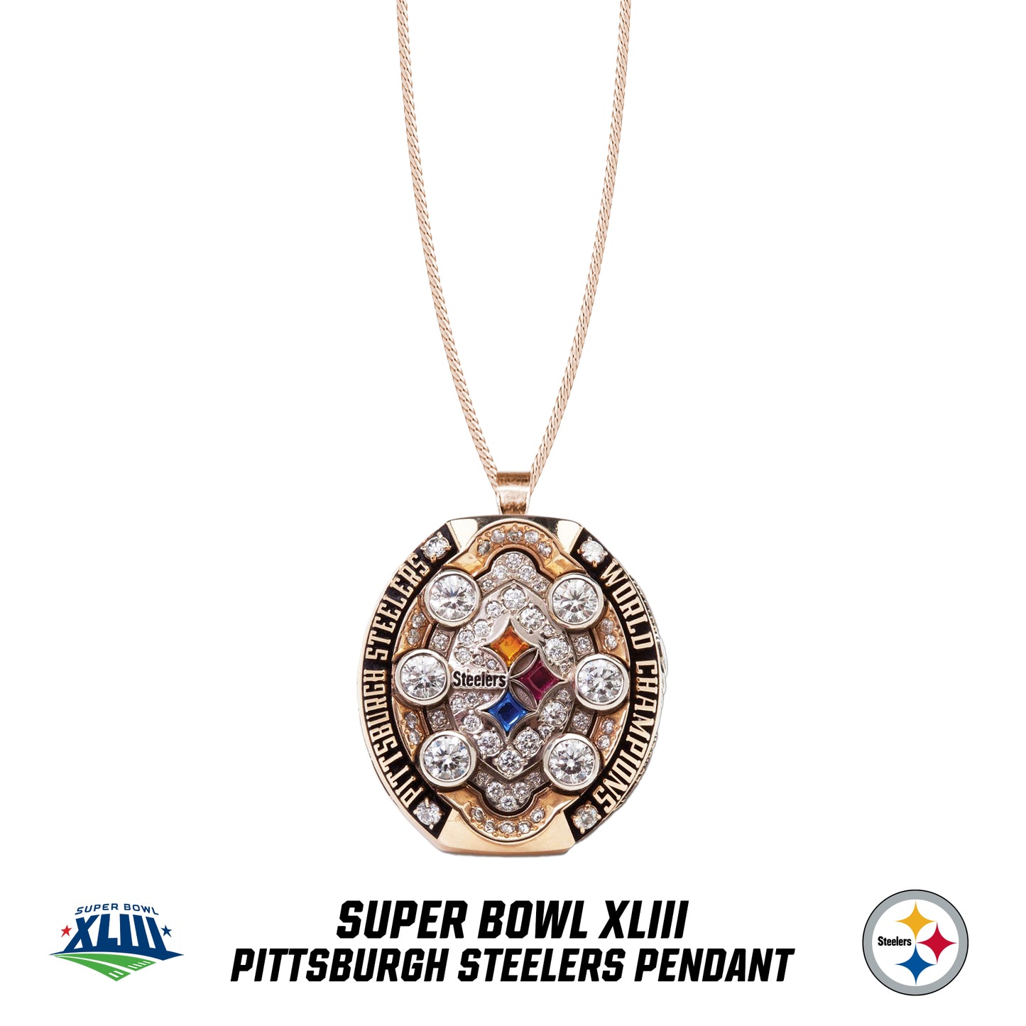 2008 season Pittsburgh Steelers Super Bowl XLIII Pendant