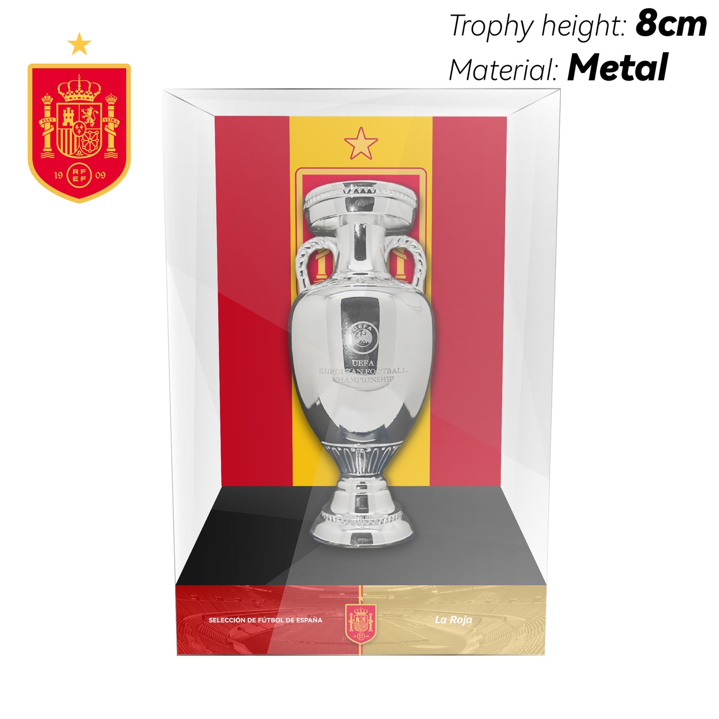 UEFA European Football Championship Trophy Display Case