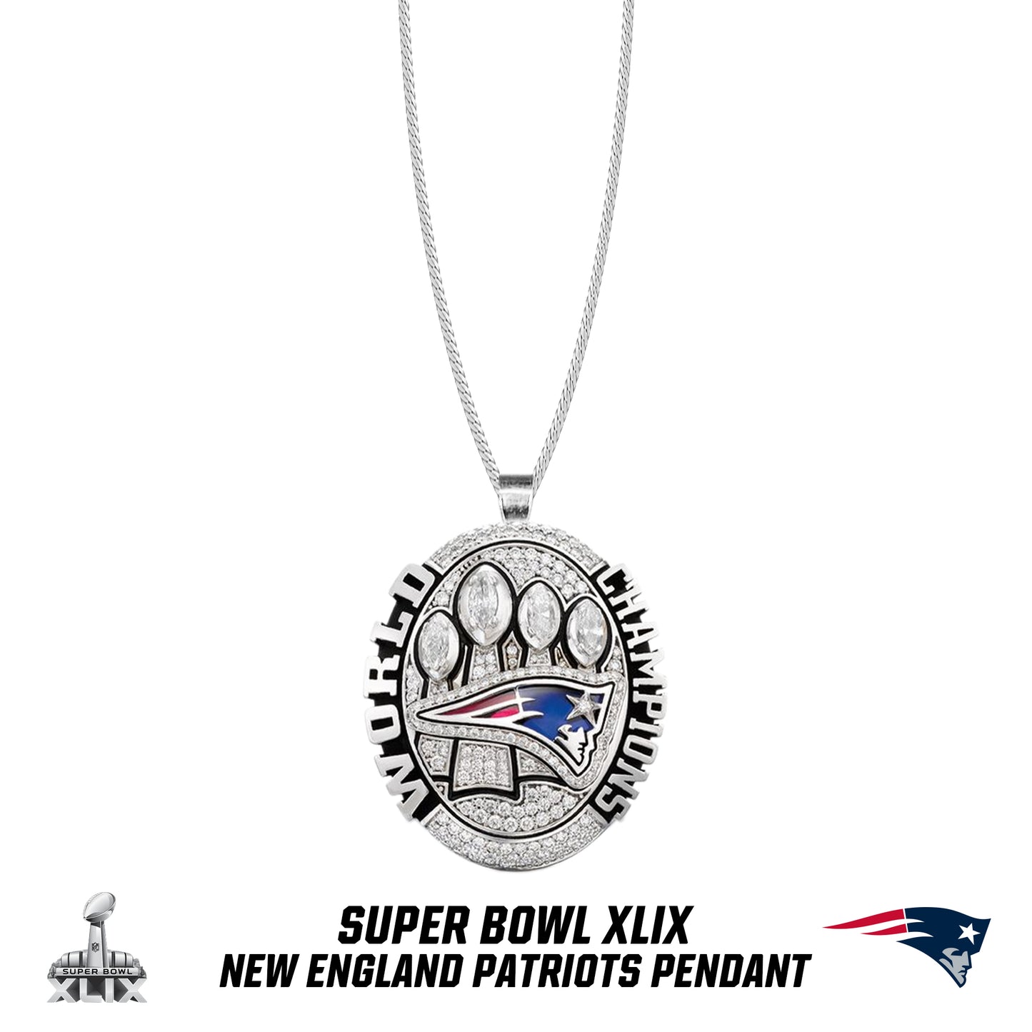 2014 season New England Patriots Super Bowl XLIX Pendant