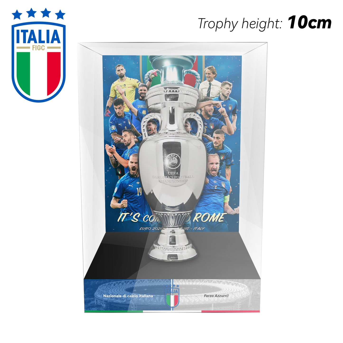 UEFA European Football Championship Trophy Display Case