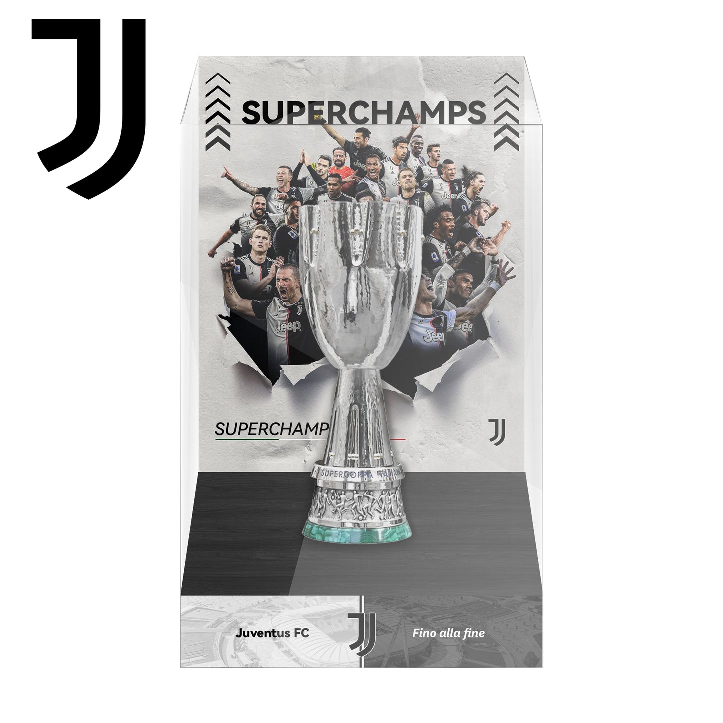 Supercoppa italiana Championship Trophy Display Case