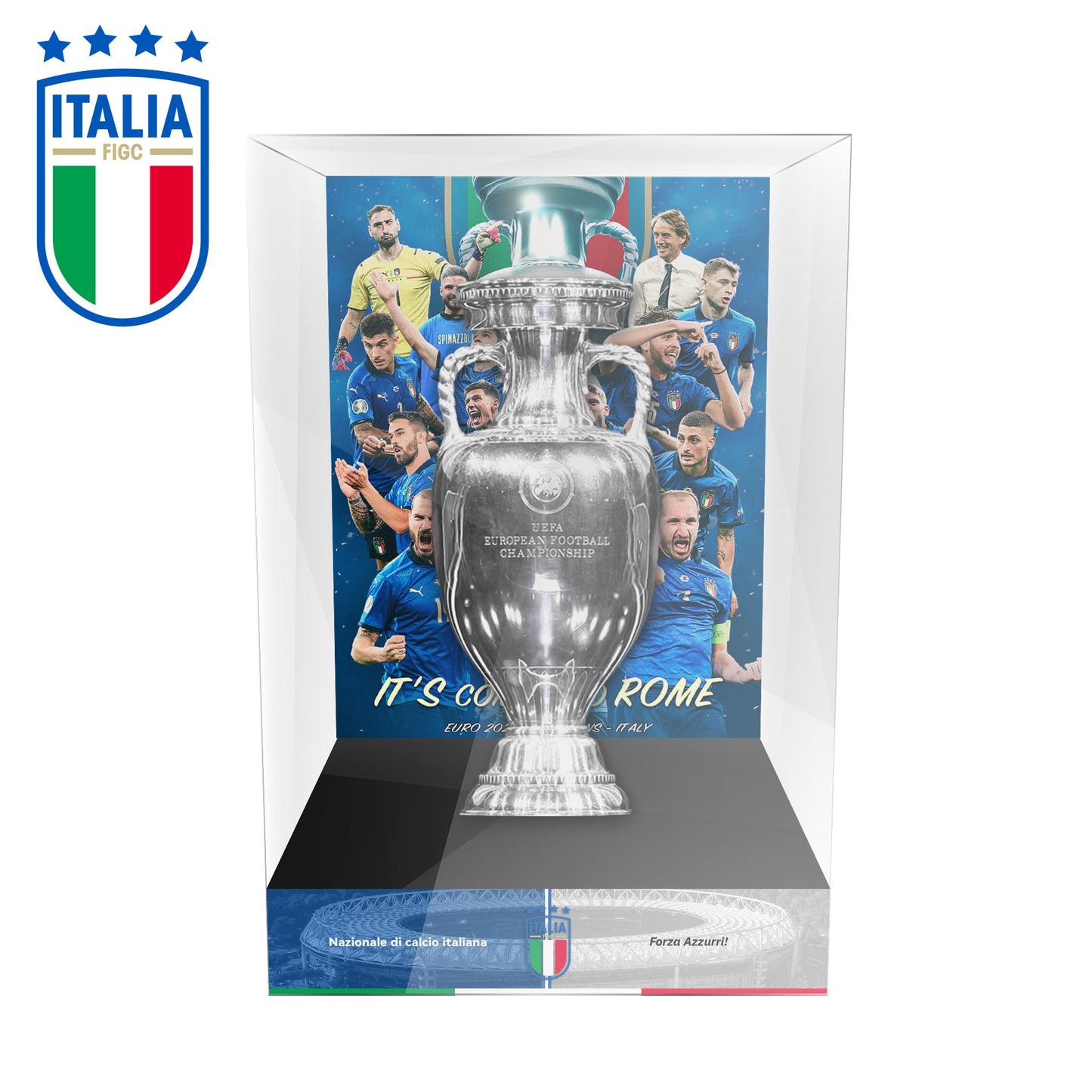 UEFA European Football Championship Trophy Display Case