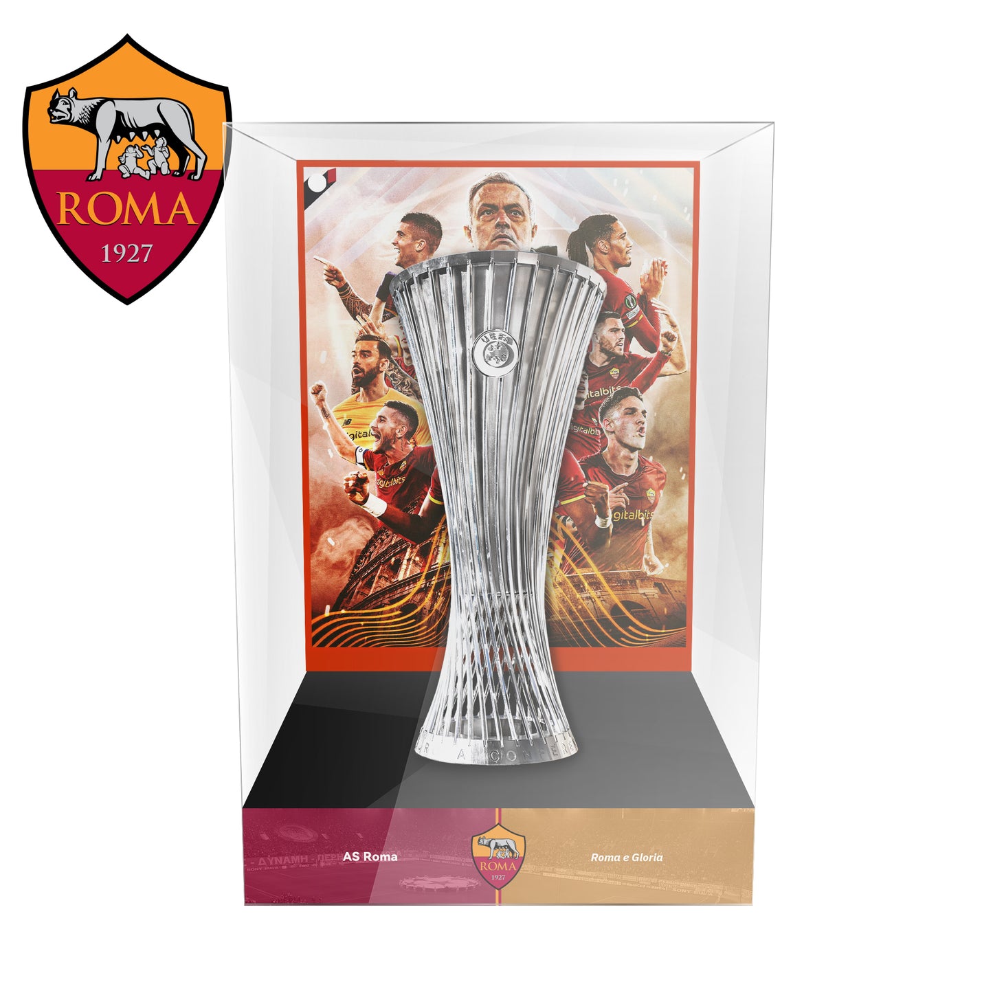 UEFA Conference League Championship Trophy Display Case