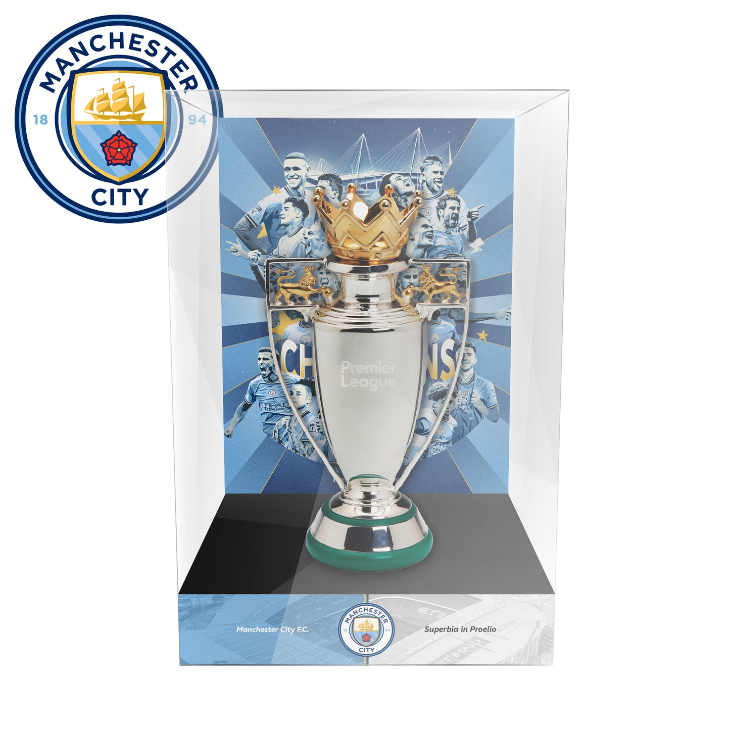 Premier League Championship Trophy Display Case