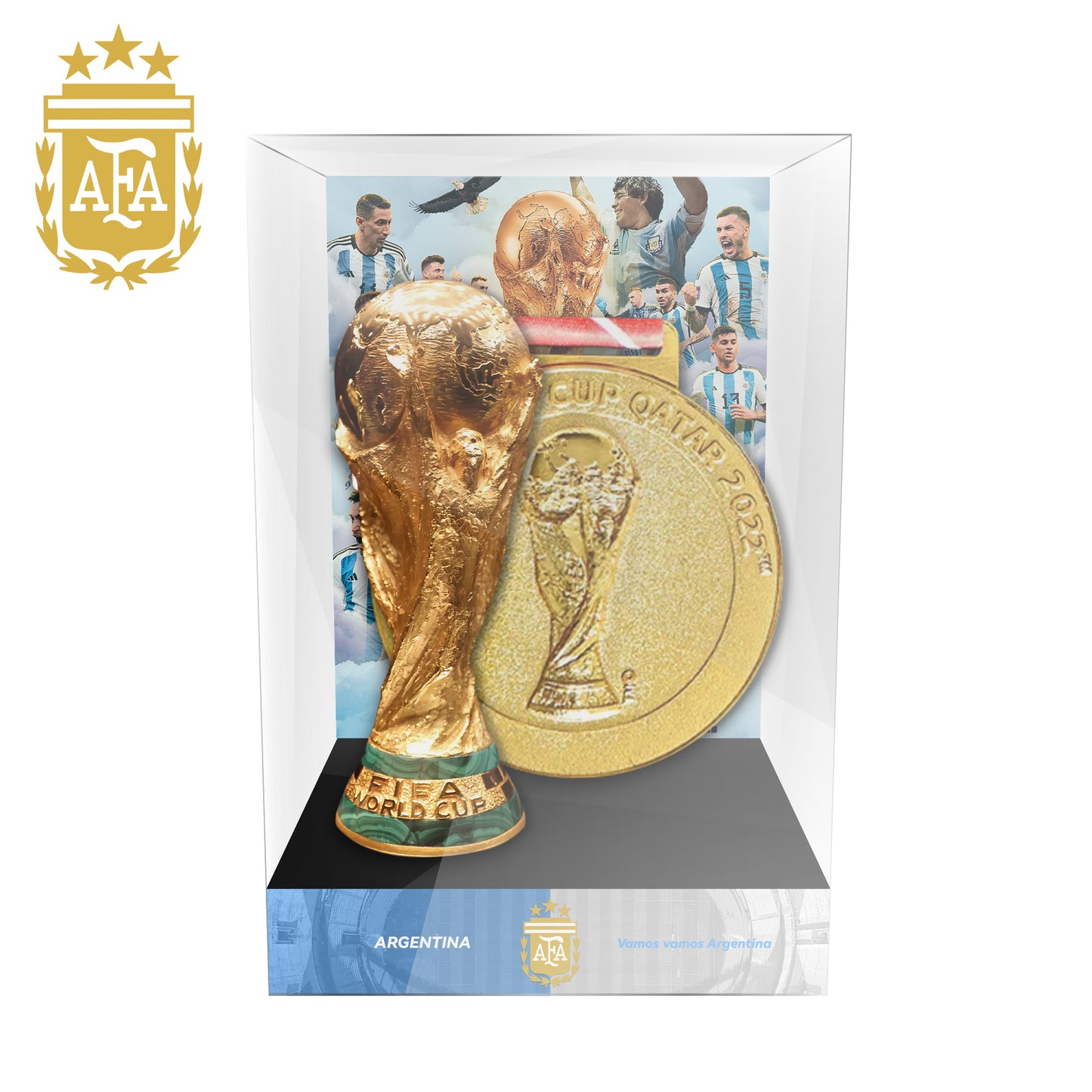 FIFA World Cup Championship Trophy Display Case