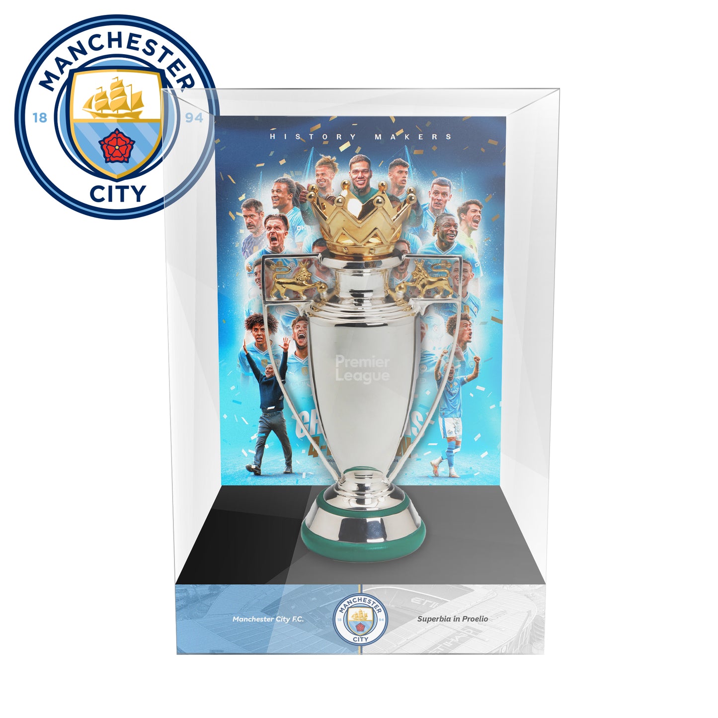Premier League Championship Trophy Display Case