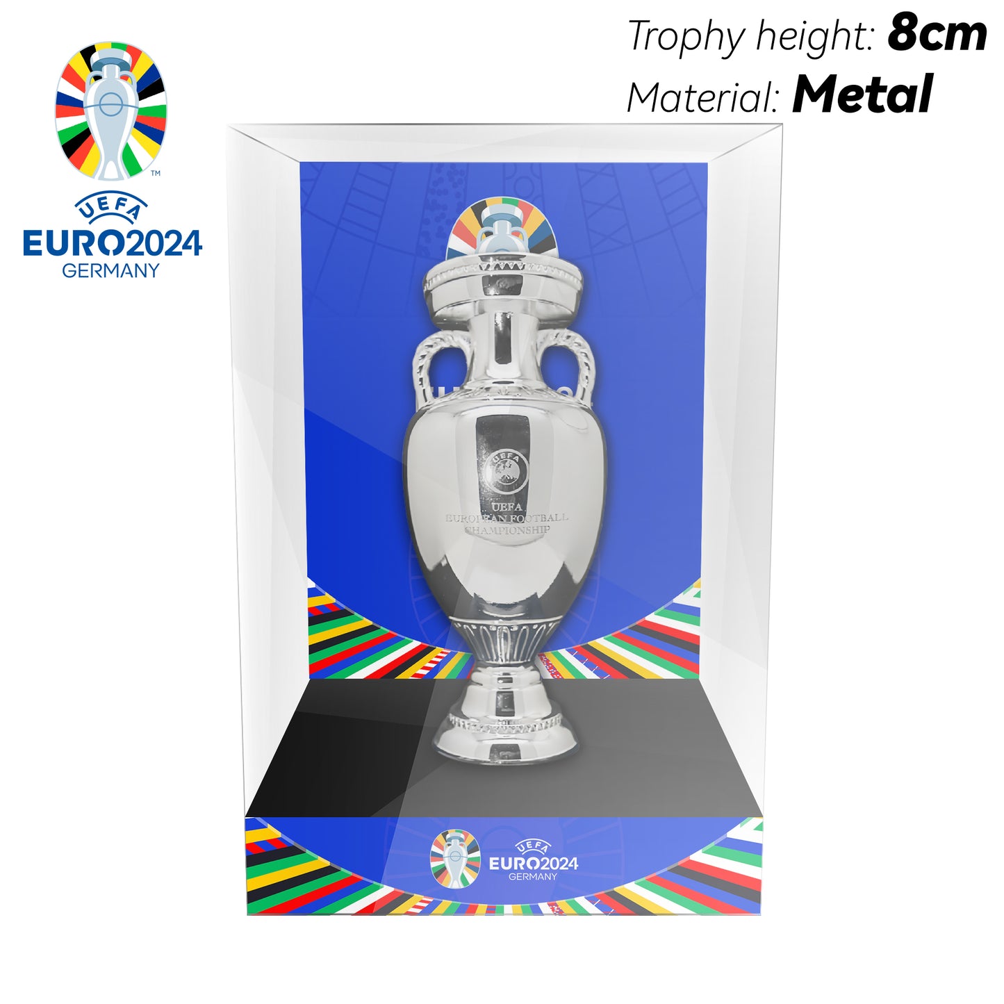 UEFA European Football Championship Trophy Display Case