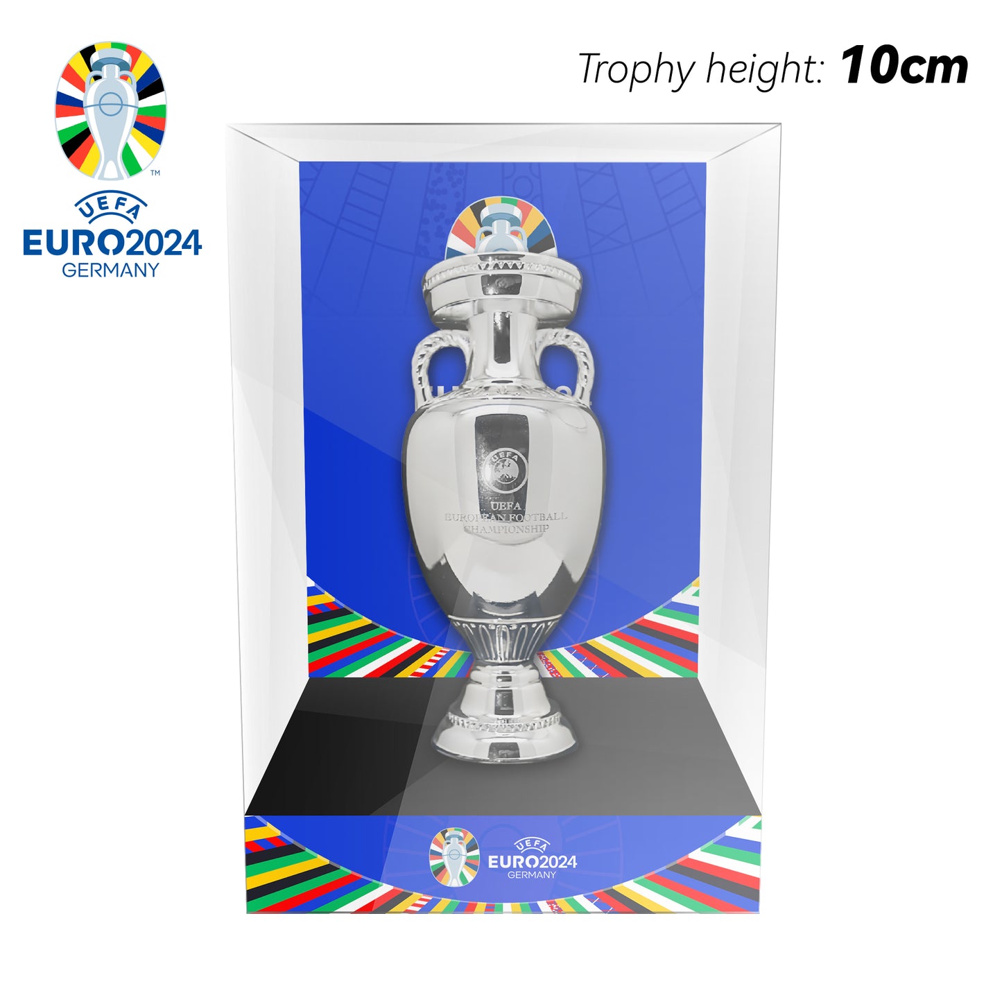 UEFA European Football Championship Trophy Display Case