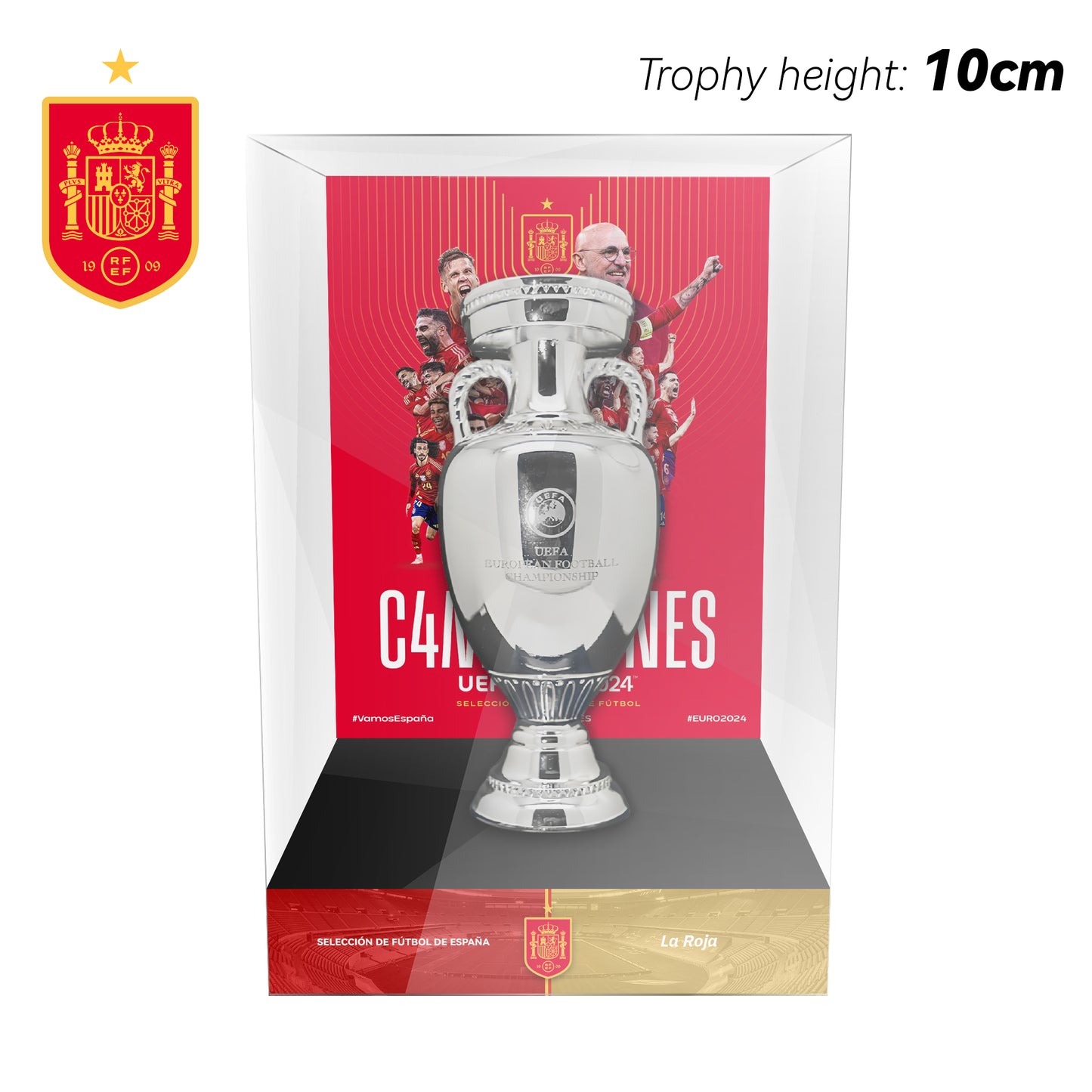 UEFA European Football Championship Trophy Display Case