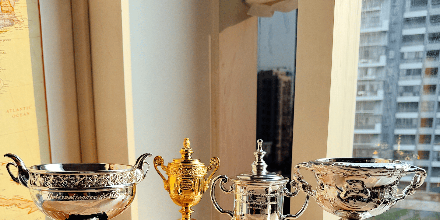 Tennis Trophy Men Grand Slam Trophy 16cm Resin