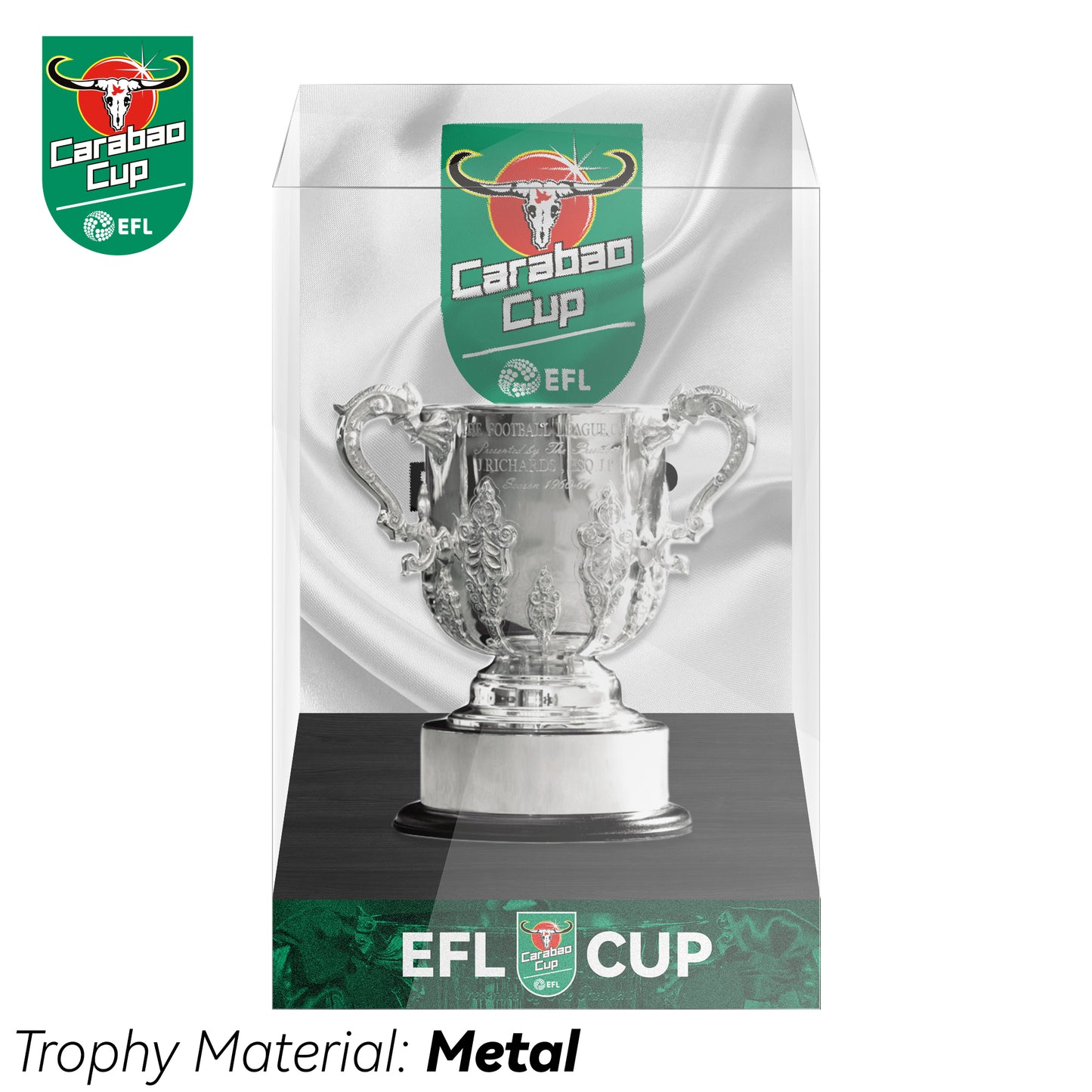 EFL Carabao Cup Championship Trophy Display Case