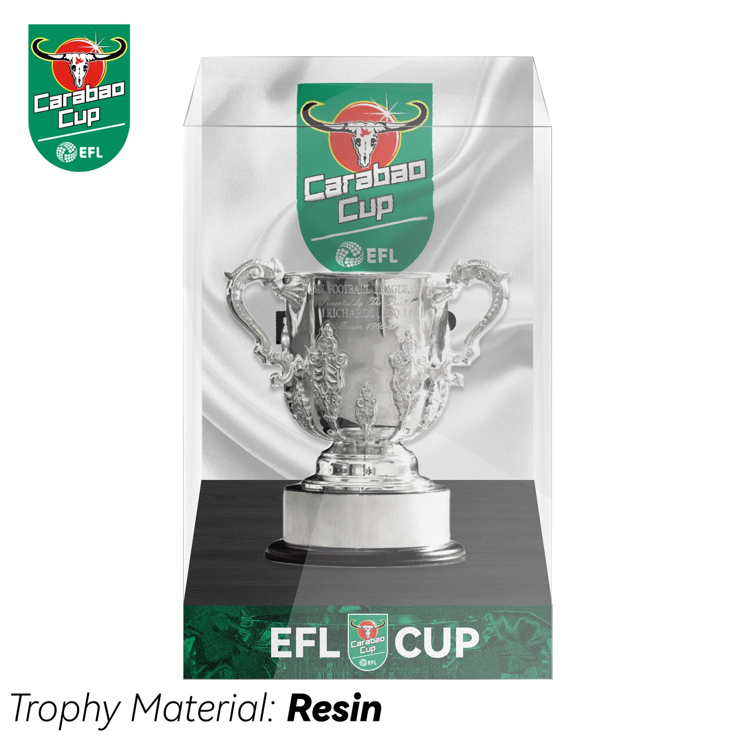 EFL Carabao Cup Championship Trophy Display Case