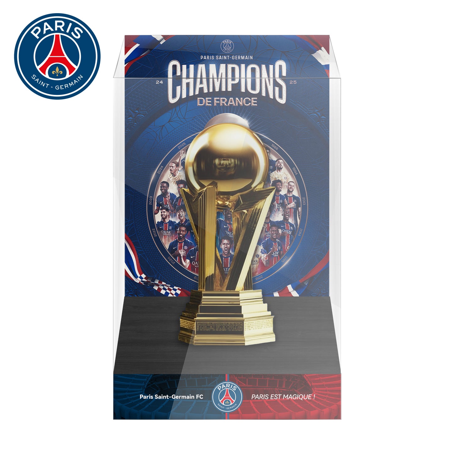 2024 Ligue 1 Trophy Display Case【Ship around 30th April】