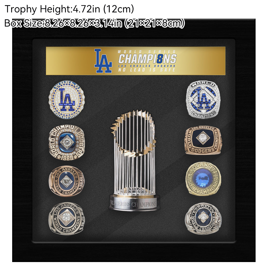 Los Angeles Dodgers MLB Trophy And Ring Box
