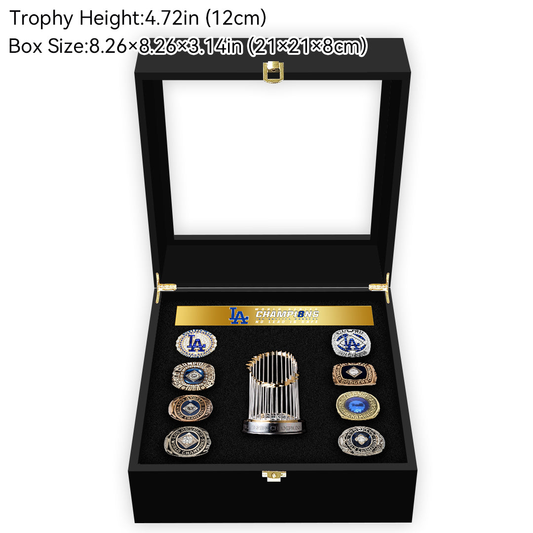 Los Angeles Dodgers MLB Trophy And Ring Box