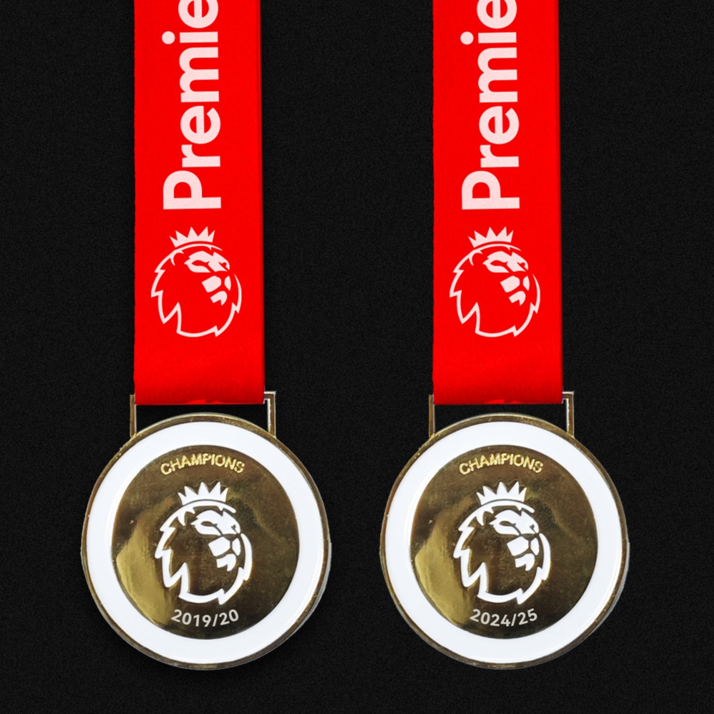 Liverpool Premier League Championship Football Medal Frame
