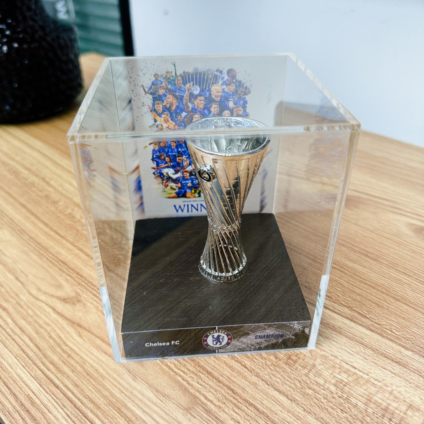 UEFA Conference League Championship Trophy Display Case