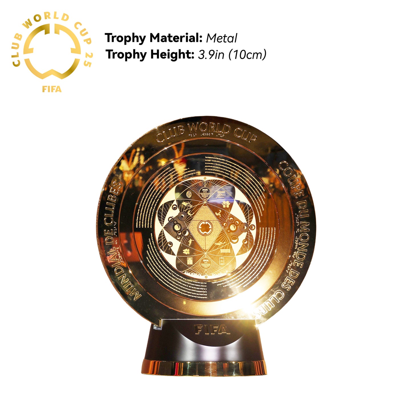 2025 FIFA Club World Cup Trophy Display Case