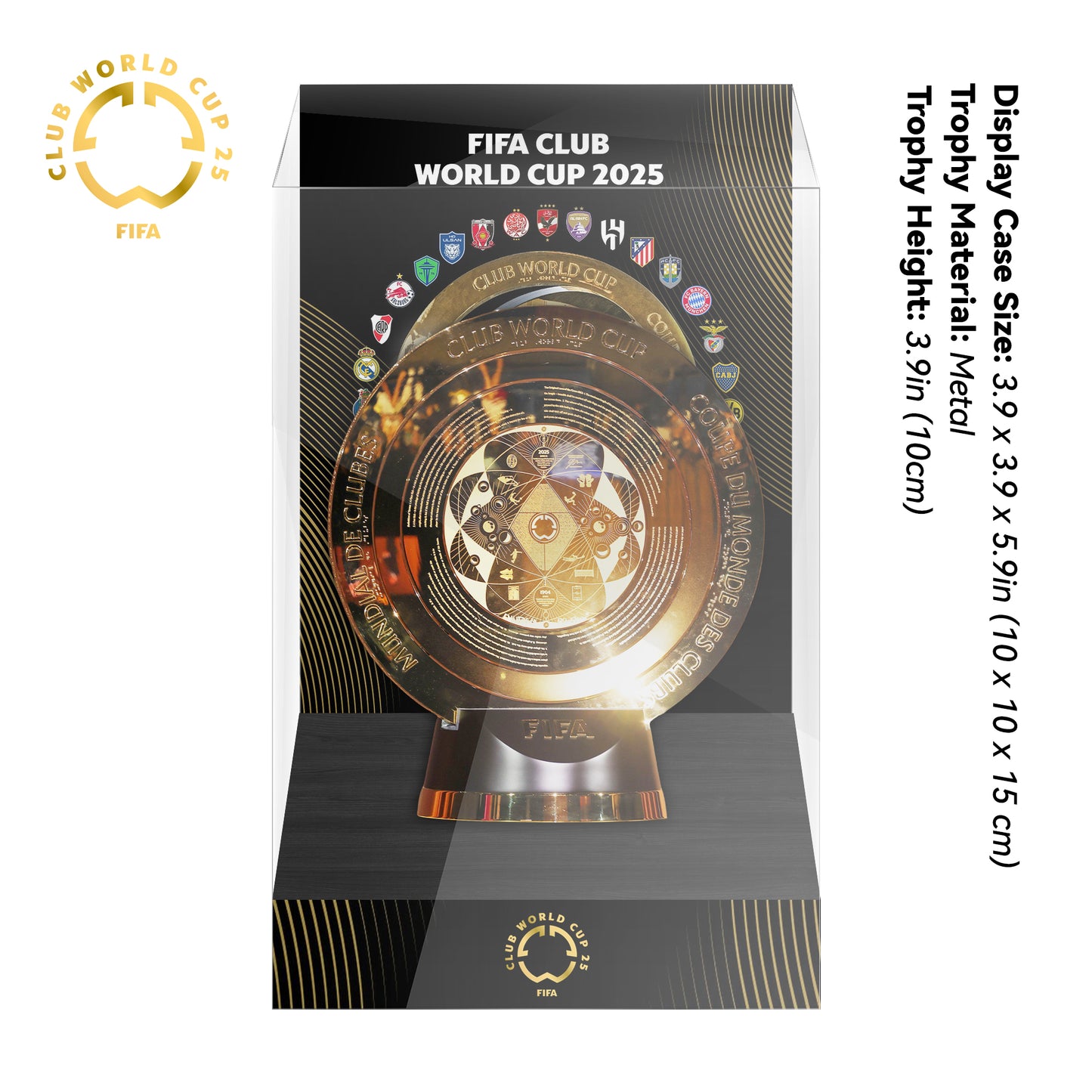 2025 FIFA Club World Cup Trophy Display Case
