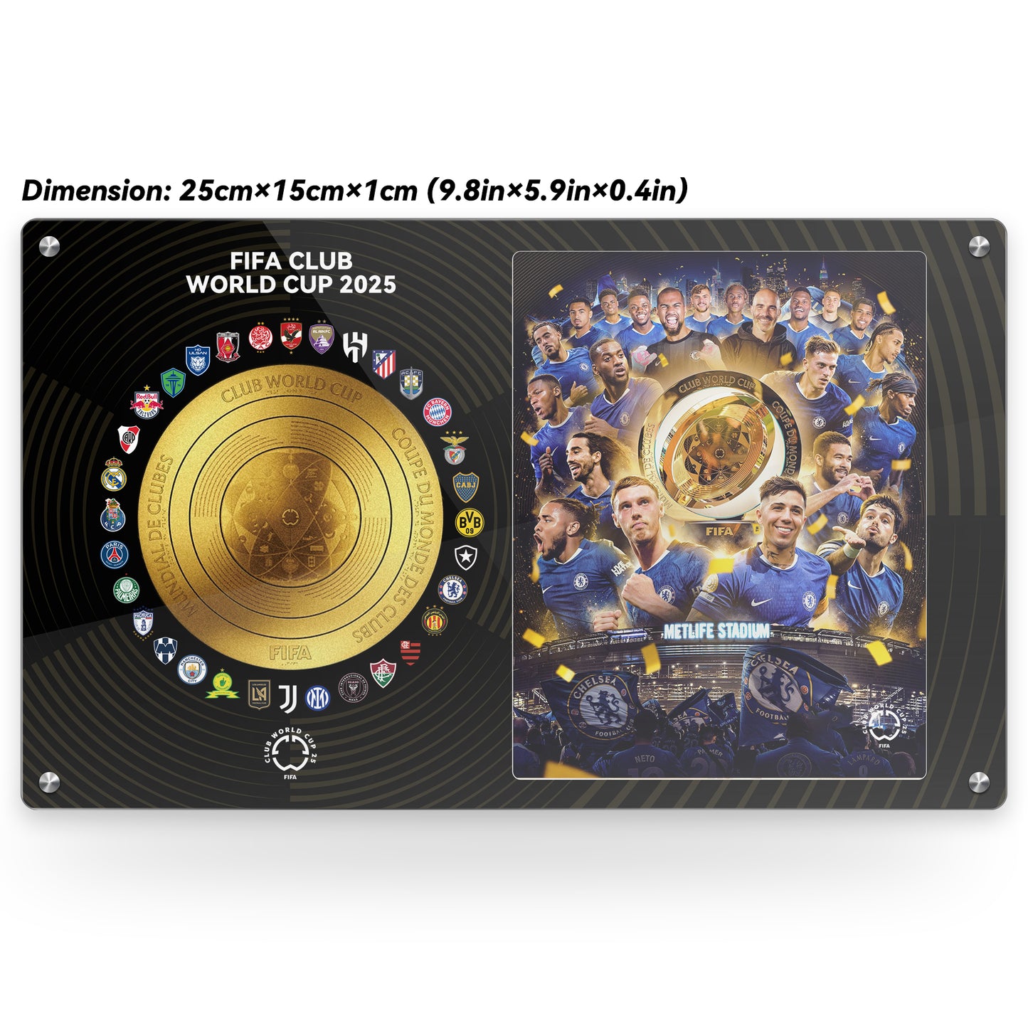 2025 FIFA Club World Cup CHAMPIONS WALL DESKTOP REPLICA