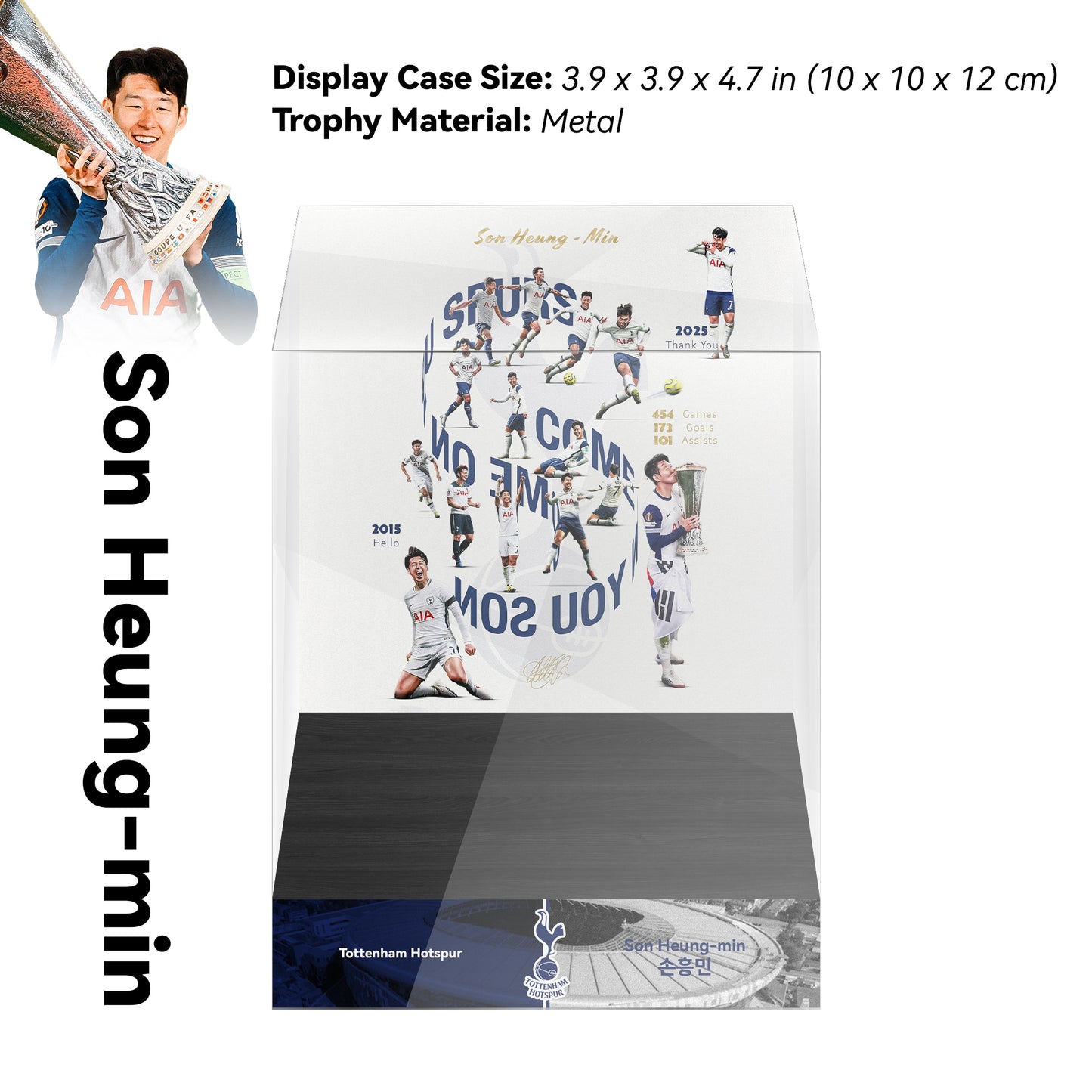 Tottenham Hotspur Son Heung-min Champions Trophy Display Case