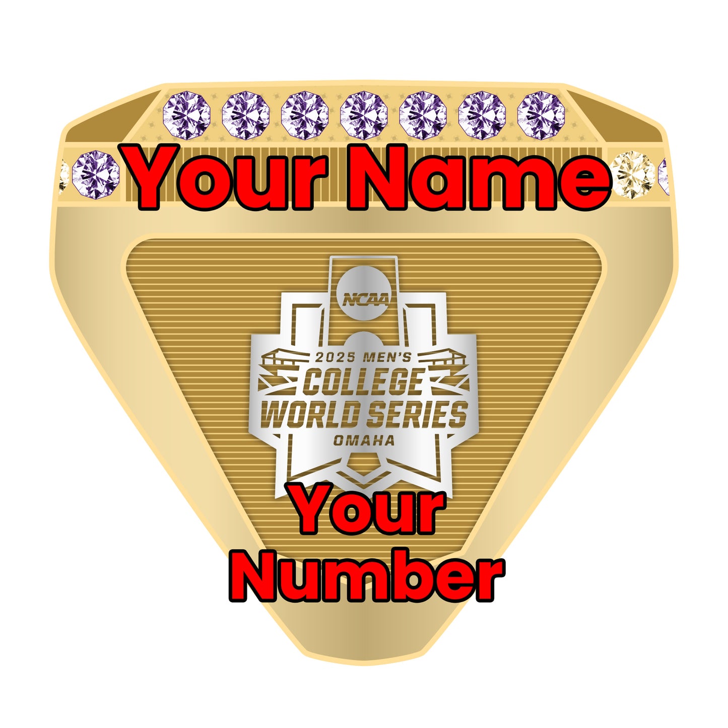 2025 NCAA Division I Baseball National Championship Ring