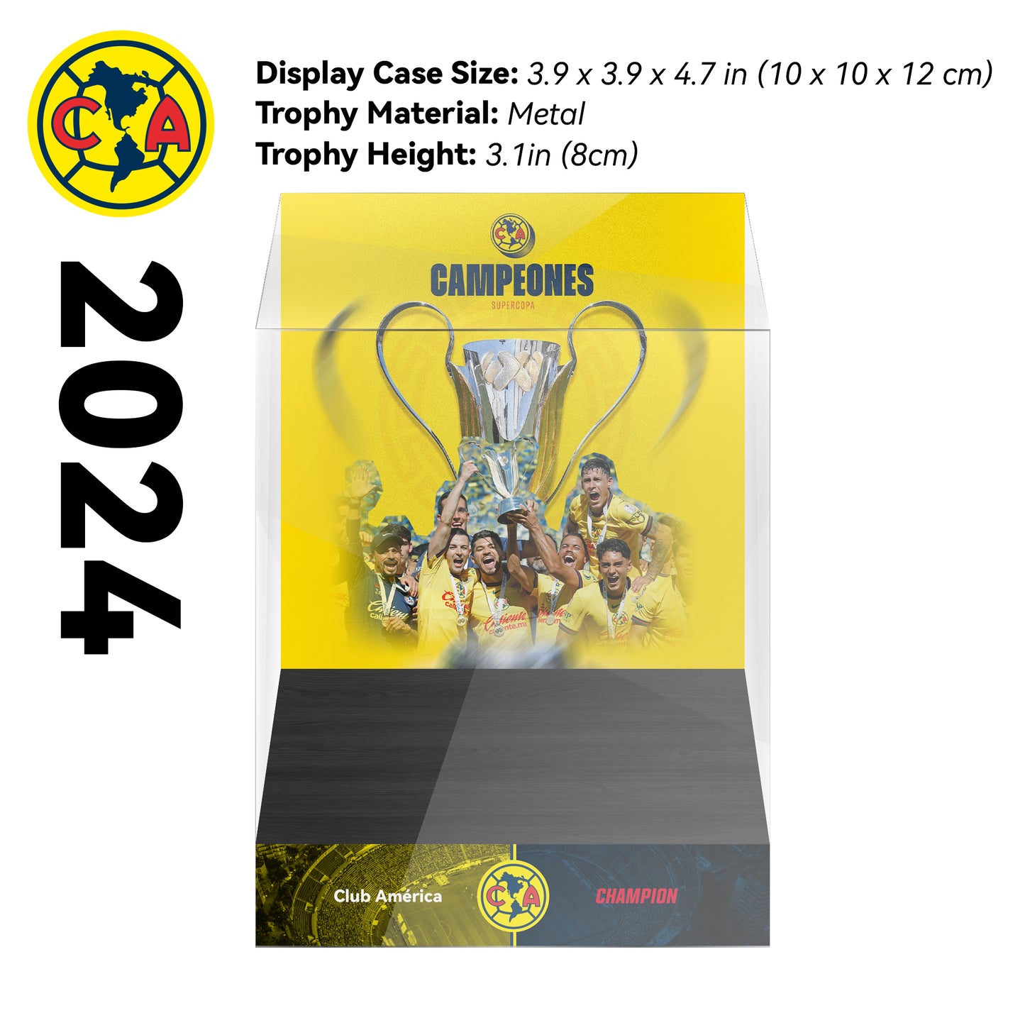 Supercopa de la Liga MX Championship Trophy Display Case