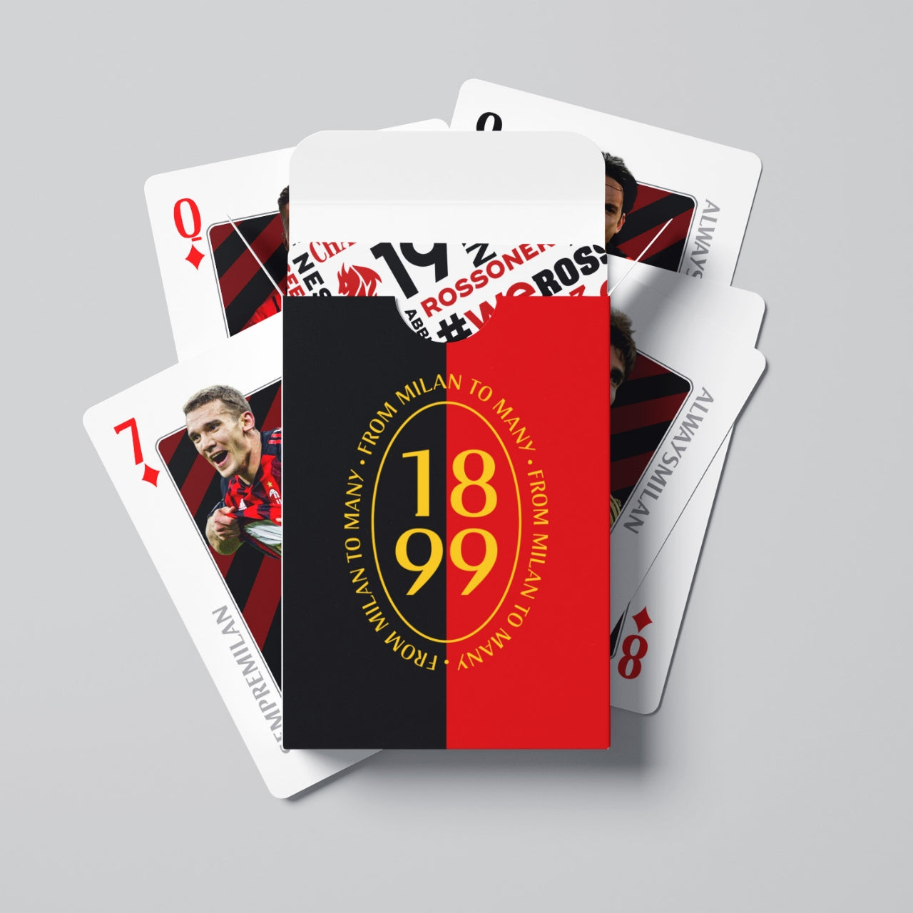AC Milan Legend Commemorative Collection Poker Cards Collectible Cards