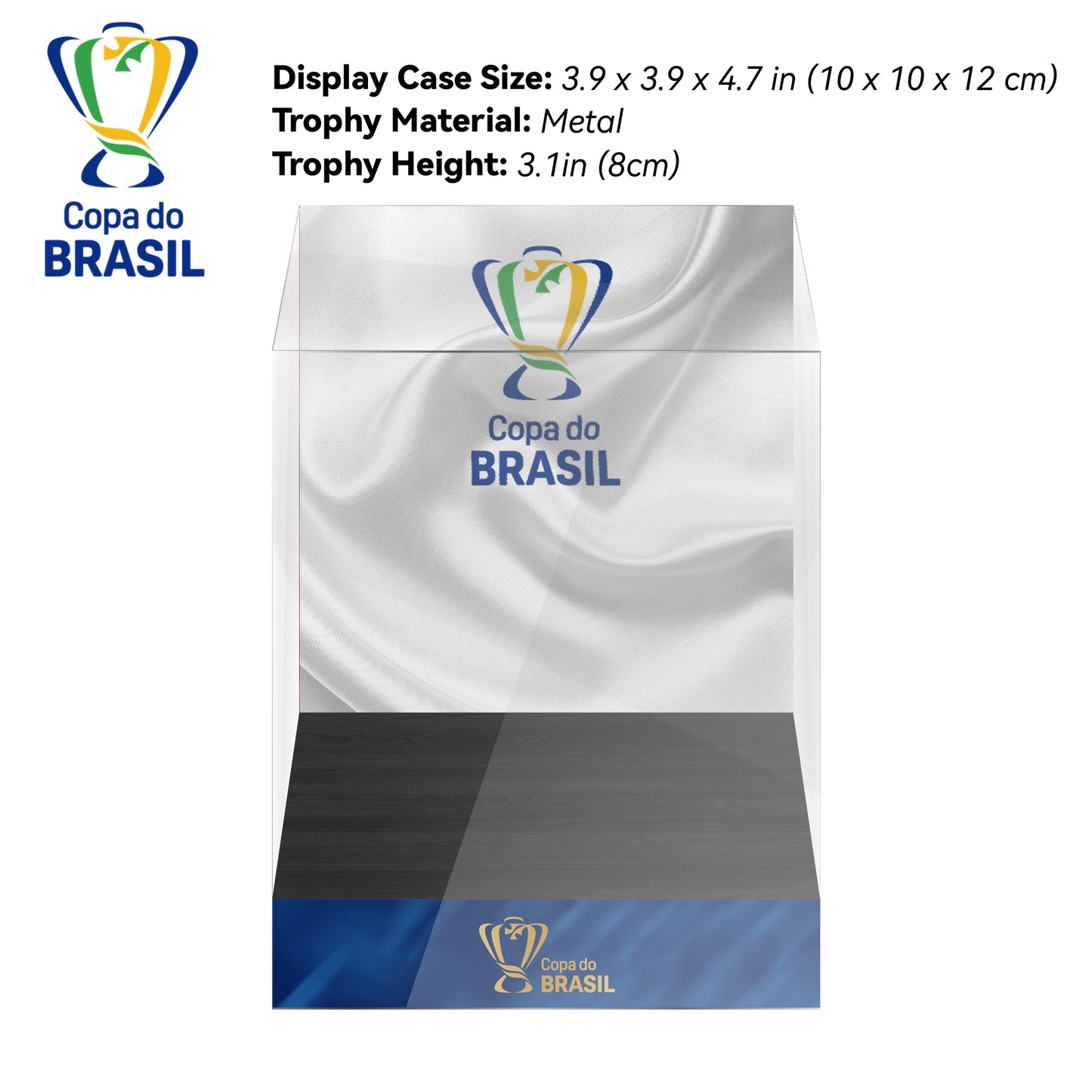 Copa do Brasil Championship Trophy Display Case