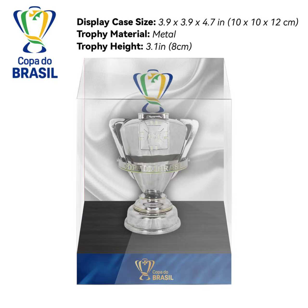 Copa do Brasil Championship Trophy Display Case