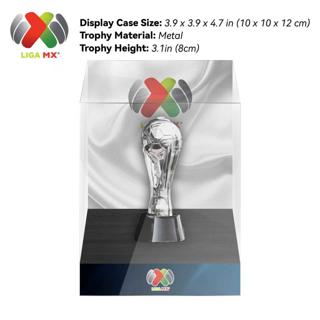 Liga MX Championship Trophy Display Case