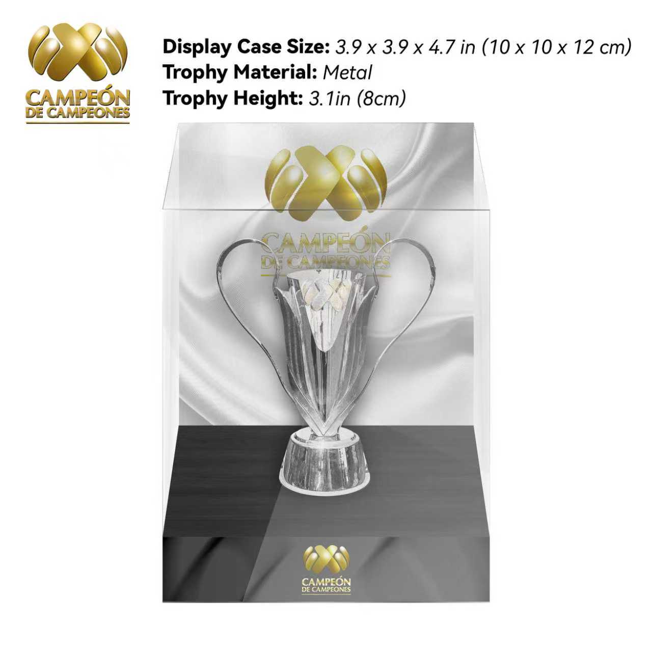 Supercopa de la Liga MX Championship Trophy Display Case