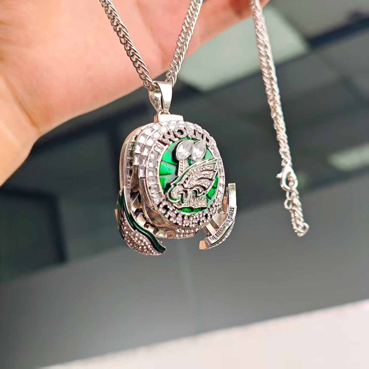 Philadelphia Eagles Super Bowl LIX Pendant【wings pop out version】