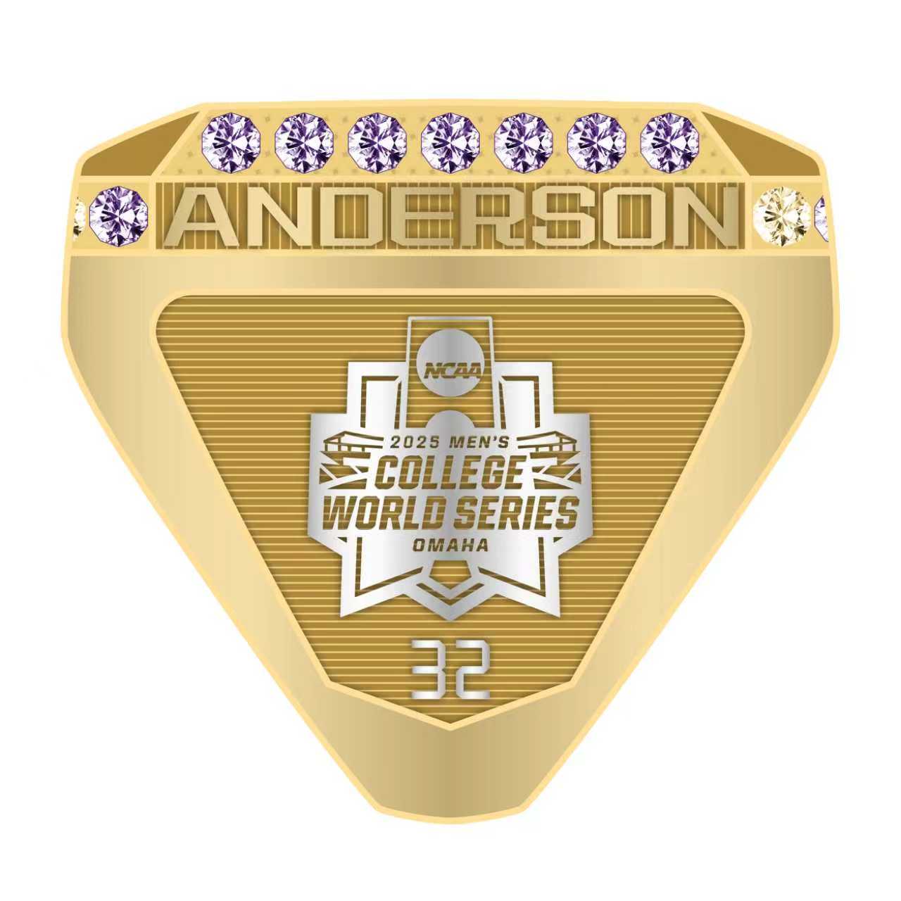 【 Fan version 】2025 NCAA Division I Baseball National Championship Ring