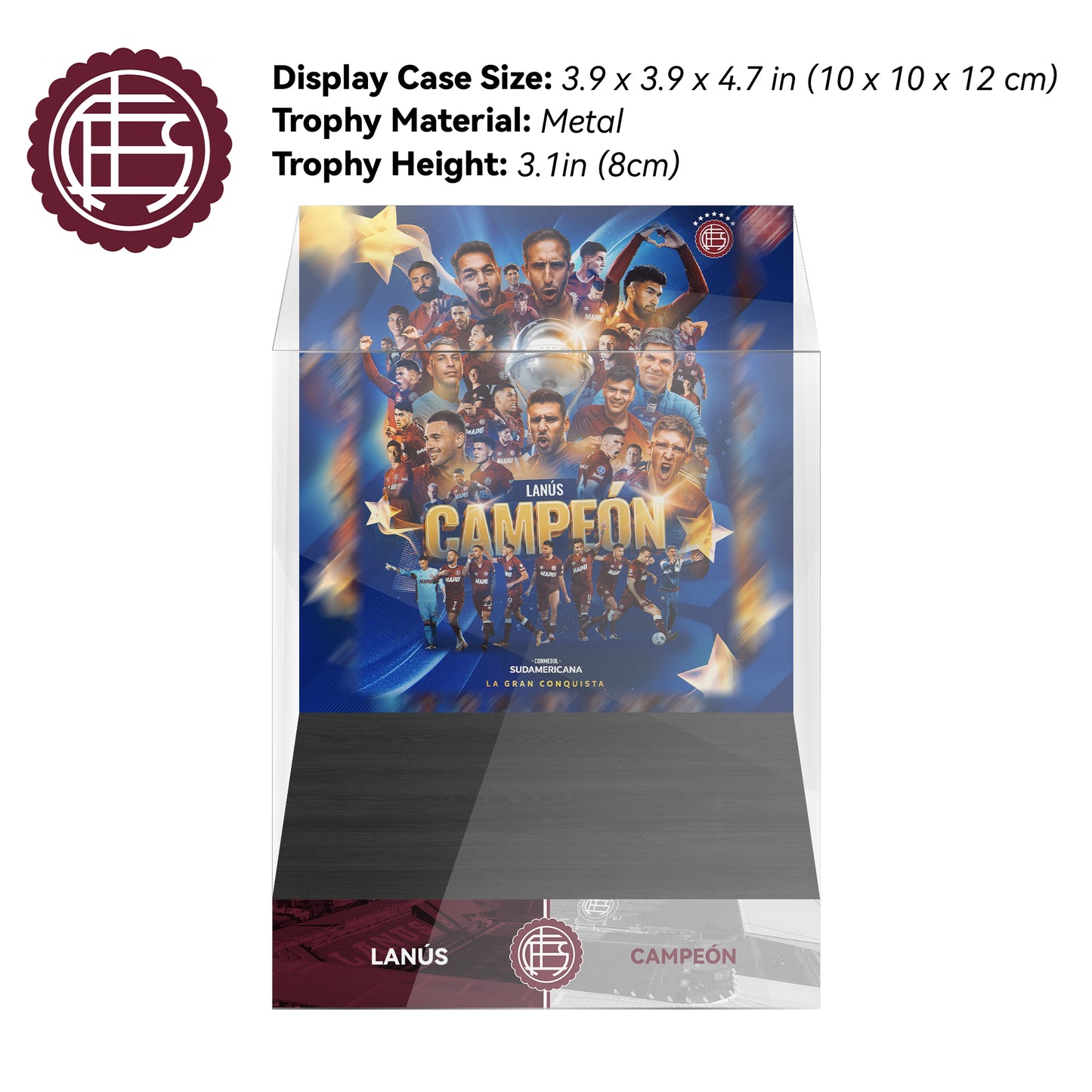 2025 Copa Sudamericana Champions Trophy Display Case