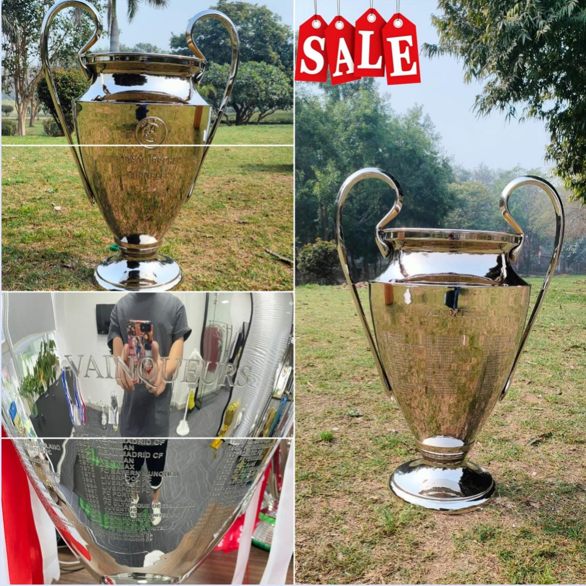 Champions League Trophy(Engrave The 2024/25 PSG Champions)