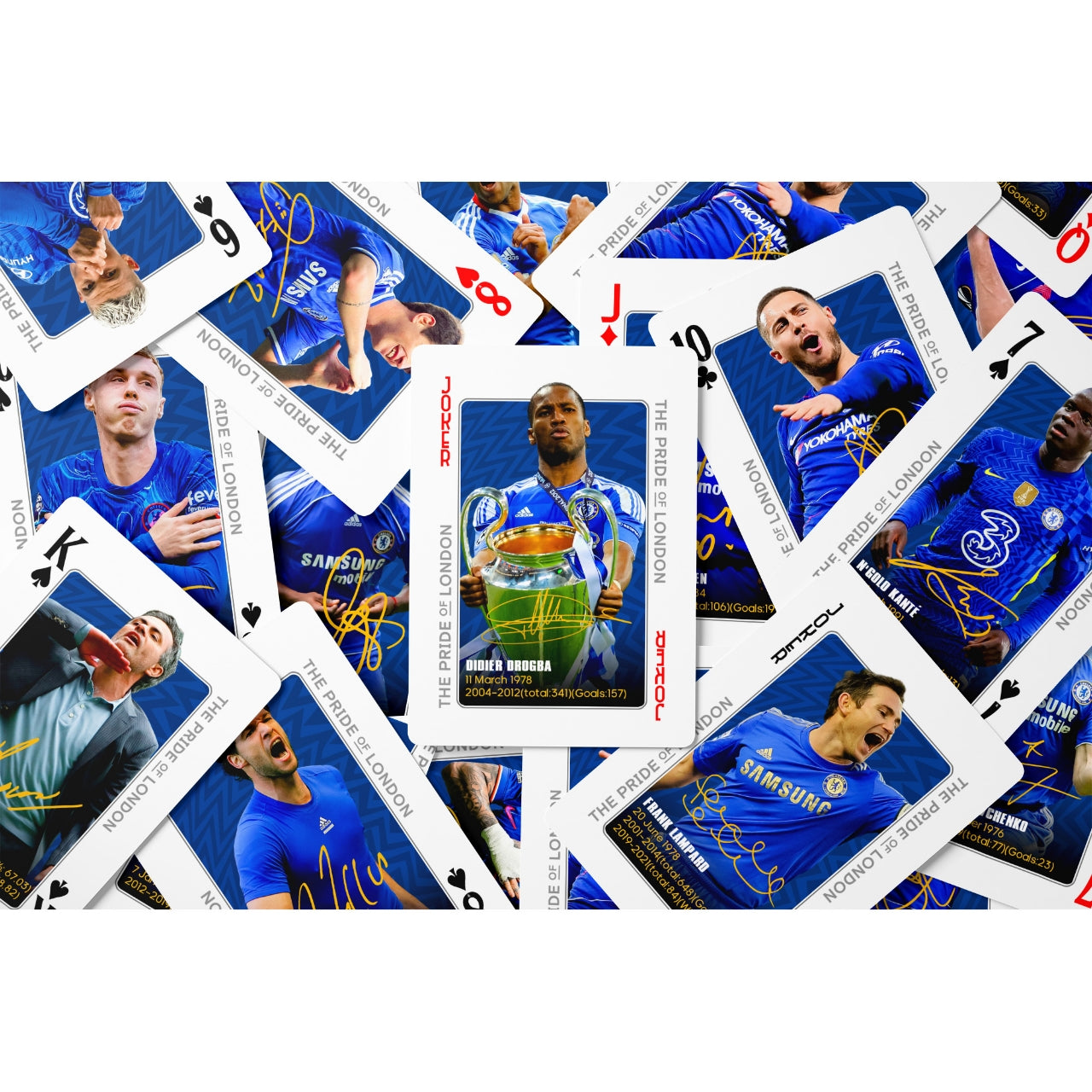 Chelsea Legend Commemorative Collection Poker Cards