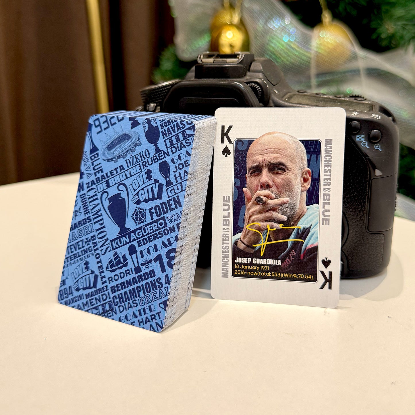 Manchester City Commemorative Collection Poker Cards