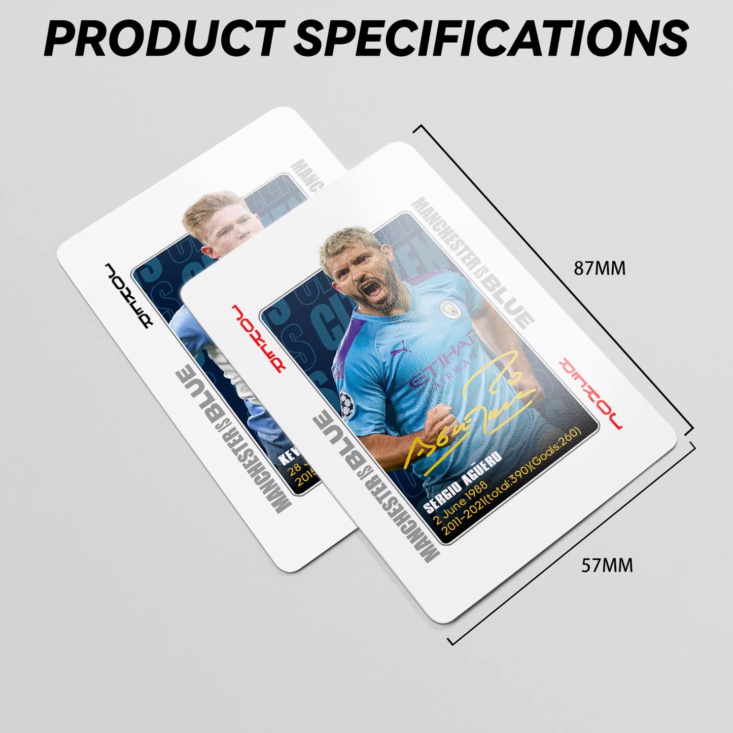 Manchester City Commemorative Collection Poker Cards