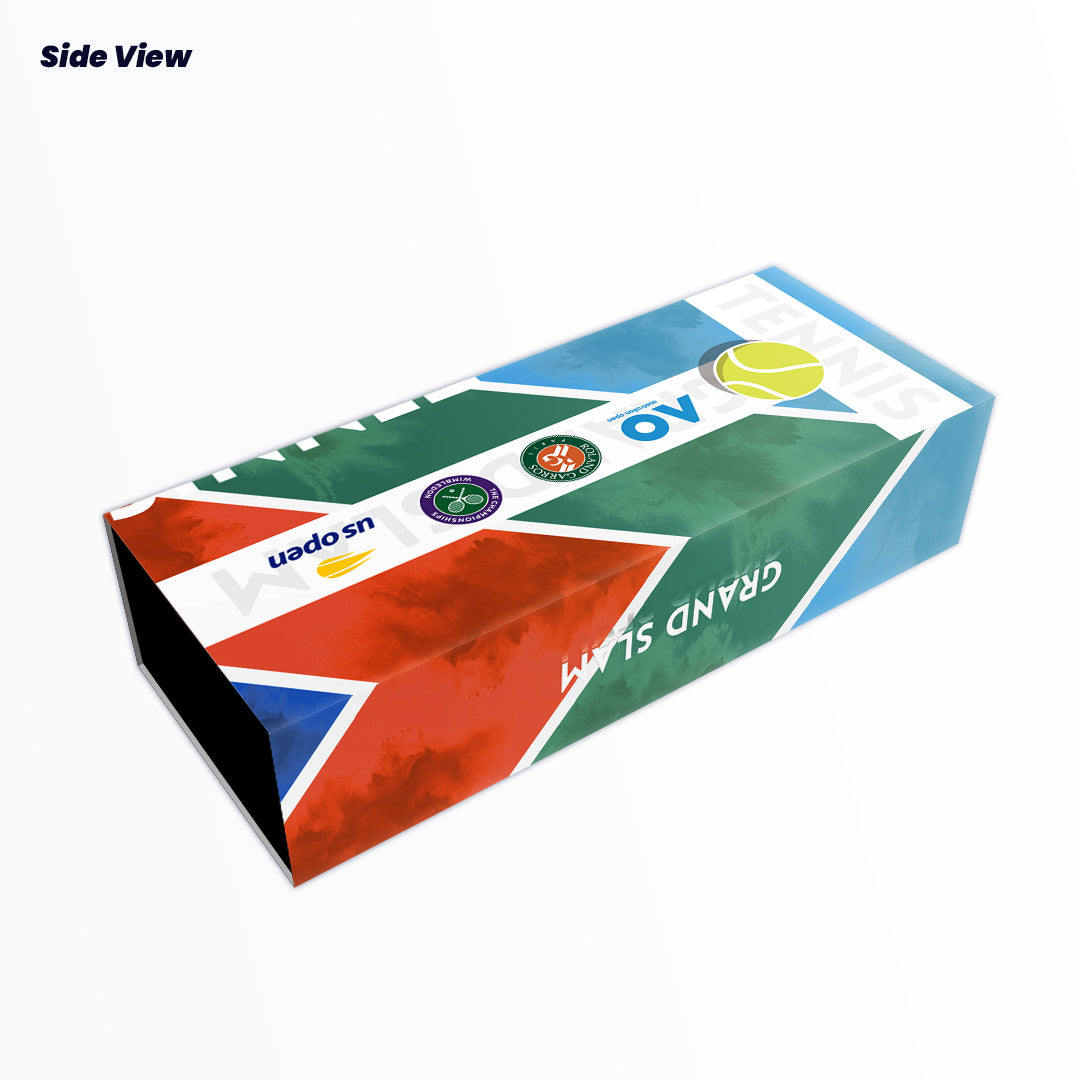 Tennis Trophy Box Women Grand Slam Set Metal Trophy 8cm